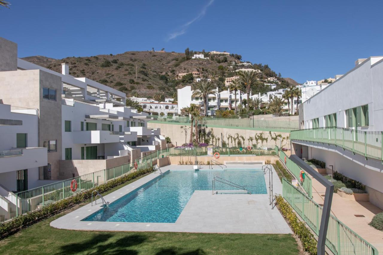 Precioso Apartamento Frente A La Playa Con Piscina Mojácar Eksteriør bilde